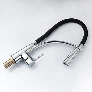 Vòi Nước Nhà Bếp với vòi linh hoạt màu đen vòi bếp với <span class=keywords><strong>pull</strong></span> <span class=keywords><strong>out</strong></span> phun nóng và lạnh bồn rửa nhà bếp Vòi Mixer tap - Product Image 4
