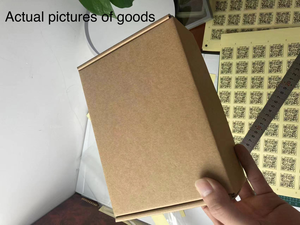 Tái Chế E Sáo Kraft Trống Quà Tặng Lưu Trữ Bọc Gói Carton Các Tông Thủ Công Hộp Giấy Cho Vận Chuyển Bao Bì - Product Image 4