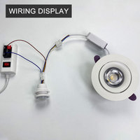 Smart 110v 220v lumière LED Mini Pir détecteur de mouvement infrarouge interrupteur inductif automatique avec interrupteur de lumière de capteur automatique