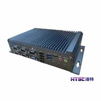 PC industriel sans ventilateur Core i3/i5/i7, hôte de contrôle industriel, serveur embarqué double port série et double réseau, 4 Go/8 Go/16 Go de RAM, en stock