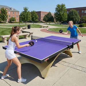 <span class=keywords><strong>Mesa</strong></span> de Tenis de <span class=keywords><strong>Mesa</strong></span> de MDF de 25 mm de Grosor, <span class=keywords><strong>Mesa</strong></span> de <span class=keywords><strong>Ping</strong></span> <span class=keywords><strong>Pong</strong></span> Interior con Patas de Puente Arqueado para Competencia Profesional de Tenis de <span class=keywords><strong>Mesa</strong></span> - Product Image 6