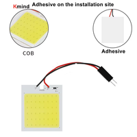 1 pièce Ampoules LED COB Festoon 31mm 36mm 39mm 41/42mm C5W 168 pour éclairage intérieur de voiture, lumières de lecture T10, lampe de plaque d'immatriculation à dôme blanc