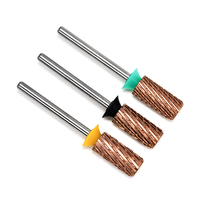 NOUVEAU Embouts de ponceuse à ongles en carbure Bronze Nano SC PRO, pour la dépose de coquilles, mini-perles métalliques et le polissage de gel dur et acrylique
