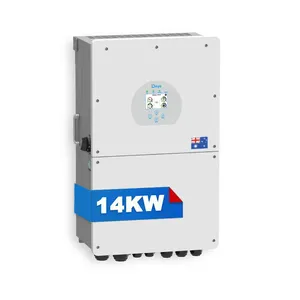 Avustralya S tankard Deye 12KW 14KW 16KW ev güneş sistemi için tek fazlı hibrid invertör SUN-12/14/16K-SG01LP1-AU