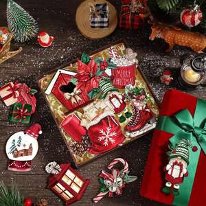 Decoraciones navideñas de madera de estilo moderno para el hogar y la fiesta Decoraciones navideñas de moda - Product Image 5