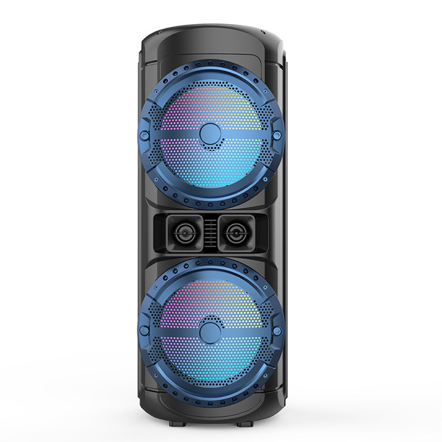 Dual 12 Inch Professional Audio Multimedia Wireless BT Big Power Outdoor Party Speaker