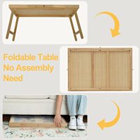 Casse-tête en bois naturel pour adultes 1500 pièces Planche à puzzle 4 tiroirs Couvre-jambes pliable 34.3 \ "x 26.5 \" Support de rangement pour jouets