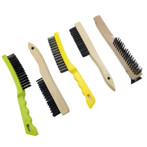 Brosse de nettoyage ESD sécurisée, brosse industrielle antistatique, brosse en <span class=keywords><strong>crin</strong></span> de cheval pour circuits imprimés avec manche en bois conducteur - Product Image 1