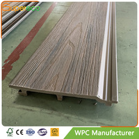 Terrasse en WPC solide, revêtement en fibre de bois imperméable, terrasse composite de haute qualité, antidérapante