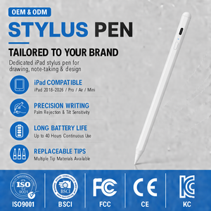 Stylet <span class=keywords><strong>Pencil</strong></span> 2 2e <span class=keywords><strong>génération</strong></span> pour iPad Pro 11 pouces, stylet tactile pour iPad Pro 12,9 pouces, stylet pour tablettes <span class=keywords><strong>Apple</strong></span>, stylet 40H - Product Image 1