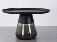 Ensemble de tables basses en verre de style nordique moderne pour salon, salle à manger, meubles de maison, faciles à nettoyer, garantie 1 an, non pliables, Osidi