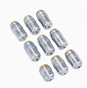 Microscope métallographique objectif achromatique à champ plat à longue distance de travail PLL 5 10 20 40 50 <span class=keywords><strong>60</strong></span> 80 <span class=keywords><strong>100X</strong></span> objectif - Product Image 1