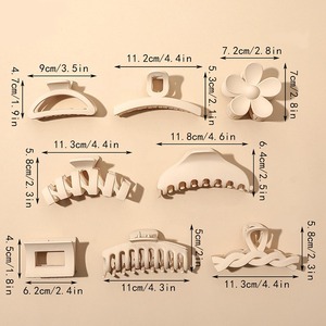 Vente flash, pinces à cheveux simples et tendance à fleurs, pinces à cheveux pour femmes, pinces à cheveux de type requin, pinces à cheveux <span class=keywords><strong>banane</strong></span> - Product Image 2