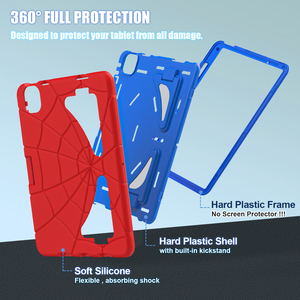 Pour iPad Air 11" M2/M3, Étui de protection intégral en silicone et PC de qualité militaire anti-chute avec emplacement pour stylet intégré - Product Image 5