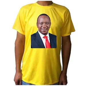 Goedkope Wegwerp Chama Cha Mapinduzi Verkiezing T-Shirt Oem Custom Tanzania Campagne T Shirt Verkiezingscampagne Promotieartikelen