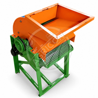 Décortiqueuse de maïs 2kW avec éplucheur, 1500kg/h, moteur électrique monophasé 220V, haute productivité, pour la transformation des aliments pour volailles et l'agriculture