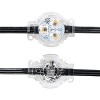 Guirlande lumineuse de Noël permanente SHIJI DC48V 30 mm 3 LED adressables UCS2904 RGBW à pixels LED