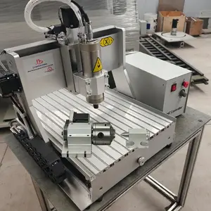Máquina de grabado CNC LY USB 3020 3040 6040 6090 de 3 y 4 ejes, fresadora de madera, grabadora, torno de fresado de aluminio con soporte para tanque de agua - Product Image 1