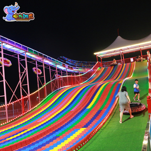 Peralatan taman hiburan luar ruangan, perlengkapan taman bermain pelangi seluncur salju pelangi seluncur pelangi luar ruangan - Product Image 6