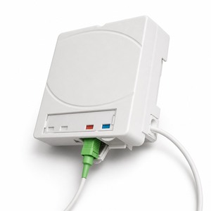 Boîtier PTO à 1 <span class=keywords><strong>fibre</strong></span> optique SC/APC, avec pigtail et adaptateur, G657A2 blanc pour réseau FTTH 5G - Product Image 1