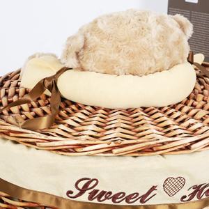 Cesto decorativo di stoccaggio di <span class=keywords><strong>vimini</strong></span> all'ingrosso a buon mercato con i giocattoli - Product Image 4