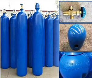 Vente de bouteilles d'oxygène : Achetez des bouteilles d'oxygène de haute qualité, haute pureté, en acier sans soudure, de Jiangsu, pression de conception industrielle de 15 MPa, garantie 1 an. - Product Image 1