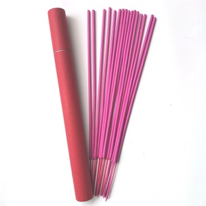 Agarbatti <b>Stick</b> Incense Essential Fragrance Vanilla Wood <b>Scented</b> with Lavender Benzoin Bergamot Jasmin Packed in Tubes - Product Image 1