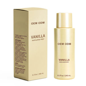 Brume pour cheveux et corps à la vanille, parfum noix de coco, spray à base d'eau, léger, non gras, brume parfumée, étiquette privée OEM - Product Image 1