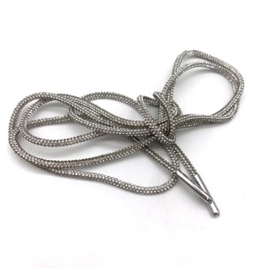 Test direct d'usine passant en gros 140cm 3mm diamètre Bling Bling cristal diamant corde strass chaussures dentelle strass Hoodi - Product Image 3