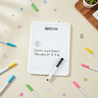 Tableau blanc effaçable à sec avec logo personnalisé, tableau de messages, rappel magnétique, portable, fournitures de bureau, d'école et de maison, cadeau promotionnel