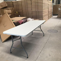 Table pliante de mariage en plastique de 6 pieds pour événements JC-T149