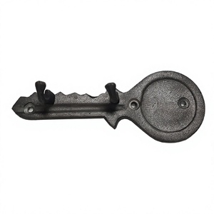 Vintage Design Metal <b>Key</b> <b>Hook</b> Wholesale Multifunctional <b>Key</b> Towel Cloths Holder Cast Iron <b>Wall</b> <b>Hooks</b> And Rail Decorative - Product Image 1