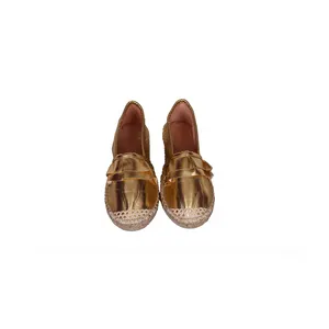 Cheap online sale gold espadrilles alpargatas handmade slipper