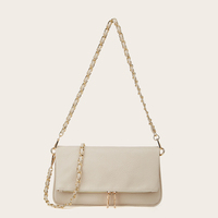 Sac à main rétro pour femmes, petit sac à bandoulière avec chaîne, pochette tendance
