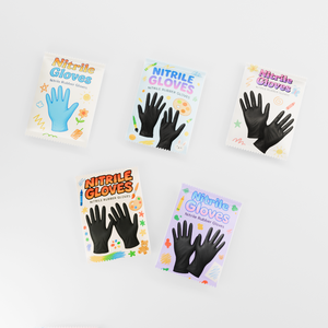 Индивидуальные высококачественные одноразовые нитриловые перчатки, кислотно-щелочестойкие нейлоновые водонепроницаемые одноразовые нитриловые перчатки - Product Image 6