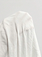 Robe longue blanche grande taille pour femme, épaules dénudées, manches fluides, encolure élastique, style bohème, pour les vacances, vente en gros, personnalisable