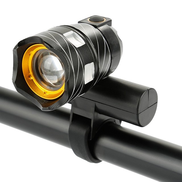 Bicycle Light Headlight USB Rechargeable LED Waterproof IPX5 Aluminum Alloy MTB Lamp