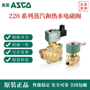 Vanne solénoïde Asco 8220G406AC120/60 pour eau chaude, vapeur, haute température, industrie chimique - Product Image 5