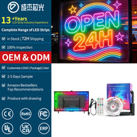 Nouvelle version de la bande lumineuse LED USB PVC pour écran de télévision, synchronisation 5V WS2812B RIBIC, rétroéclairage d'écran, capteur AR, caméra, synchronisation musicale