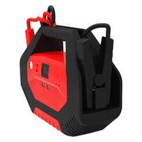 Démarreur de saut 4 en 1 à vente chaude, 35000mAh, avec compresseur d'air, 12V/24V, batterie externe, gonfleur de voiture, booster de batterie