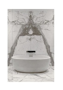 Marbre émaillé d'usine 120x240 15mm d'épaisseur anti-dérapant résistant aux produits chimiques à l'eau carreaux de brique réfractaire pour comptoir mur sol - Product Image 5