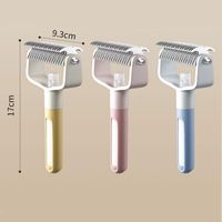 Brosse démêlante fine et légère pour poils d'animaux (chats, chiens)