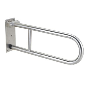 Barre d'appui relevable en U Yjl en acier inoxydable 304, capacité de charge 100 kg, support de sécurité pour salle de bain - Product Image 3