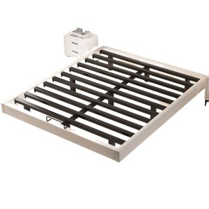 Iron <b>Bed</b> Floating <b>Double</b> Size Stable Metal Frame For Home Rental Use Tatami <b>Bed</b> - Product Image 1