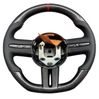Volant personnalisé en fibre de carbone véritable pour Ford Mustang GT 2006 2007 2008 2009 S197 4.6L V8, amélioration de l'intérieur
