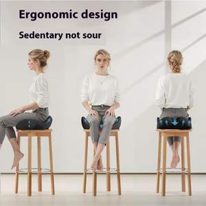 Coussin de siège ergonomique orthopédique en mousse à mémoire de forme pour le coccyx et la sciatique, coussin de massage orthopédique pour chaise de bureau - Product Image 4