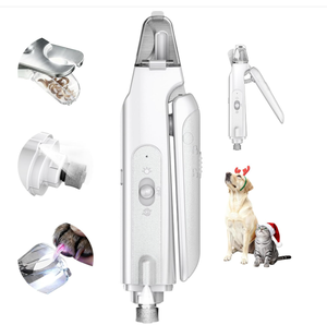 Coupe-ongles électrique portable pour animaux de compagnie 2-en-1, coupe-ongles et lime à ongles avec recharge USB - Product Image 2