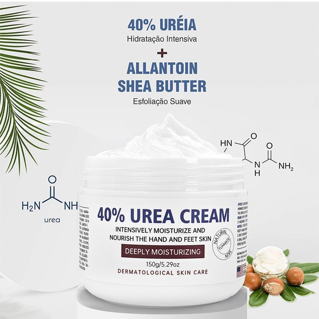 Private Label 40% Urea Cream Intensive Hydration Repair for Dry Rough Skin Body Moisturizer Hand Foot Cream Callus Remover