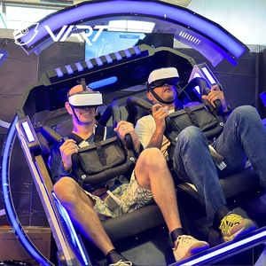 เก้าอี้เสมือนจริง EU VART Extreme Experience 720 องศา พร้อมเครื่องเล่นเกมจำลองการบิน 360 องศา 9D 360 - Product Image 1