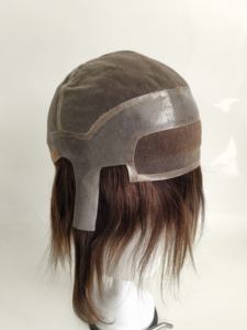 Peluca de <span class=keywords><strong>Cabello</strong></span> Humano con Revestimiento de Encaje Completo, Piel de PU Transparente, Silicona, para <span class=keywords><strong>Hombre</strong></span> - Product Image 2